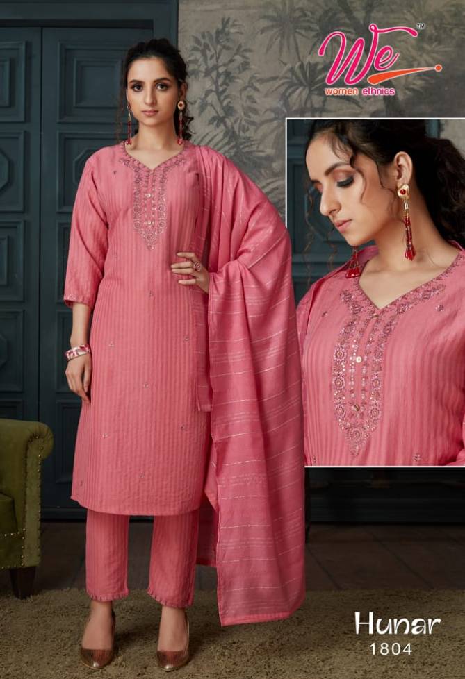 Hunar By We 1801-1806 Readymade Salwar Suits Catalog